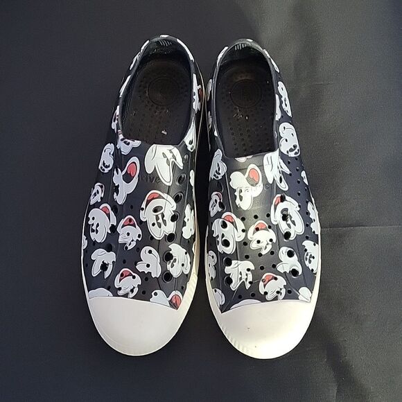 BRAND NEW DISNEY NATIVE SHOES MICKEY MOUSE ALL OVER PRINT - Picture 5 of 16